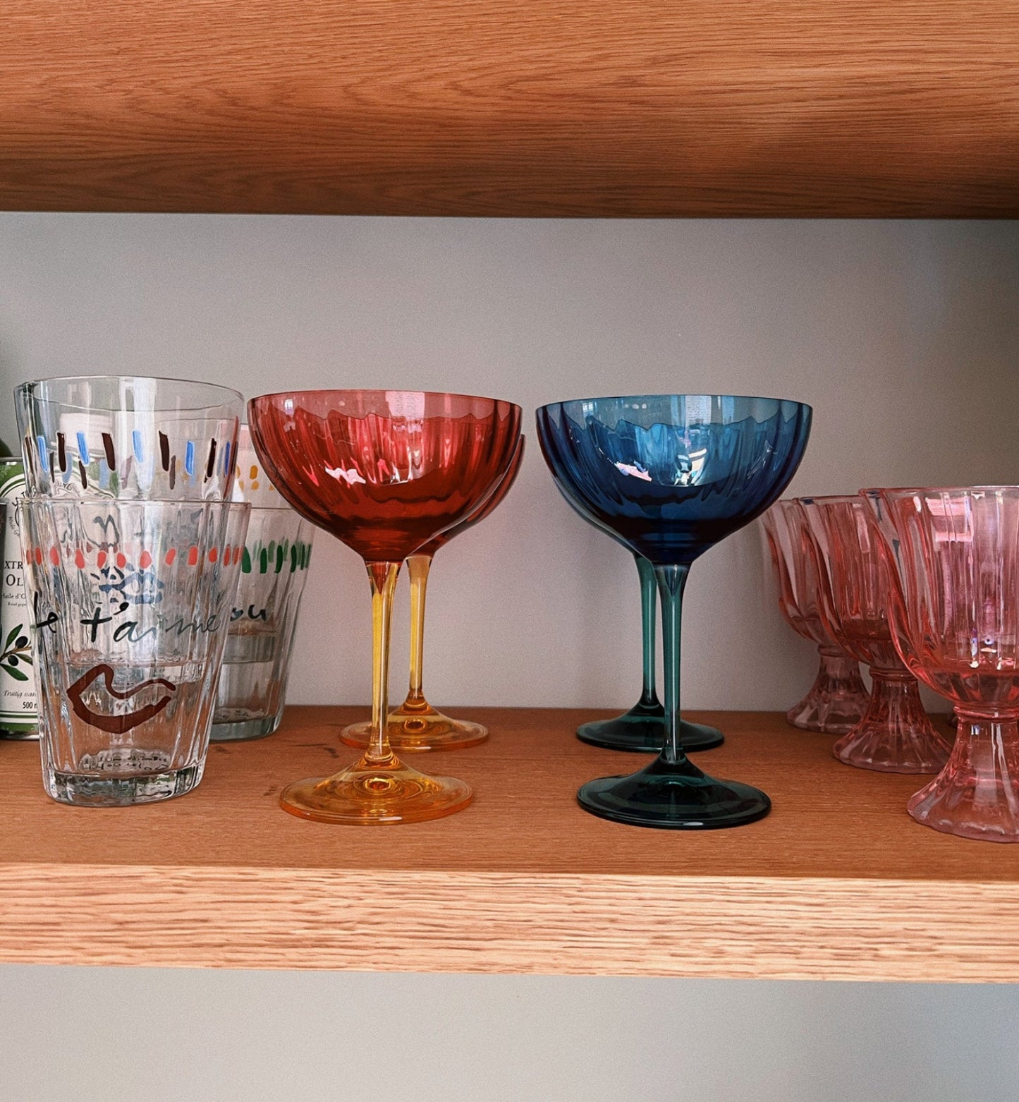 Kolorowy Kieliszek Jazzy Champagne Glass