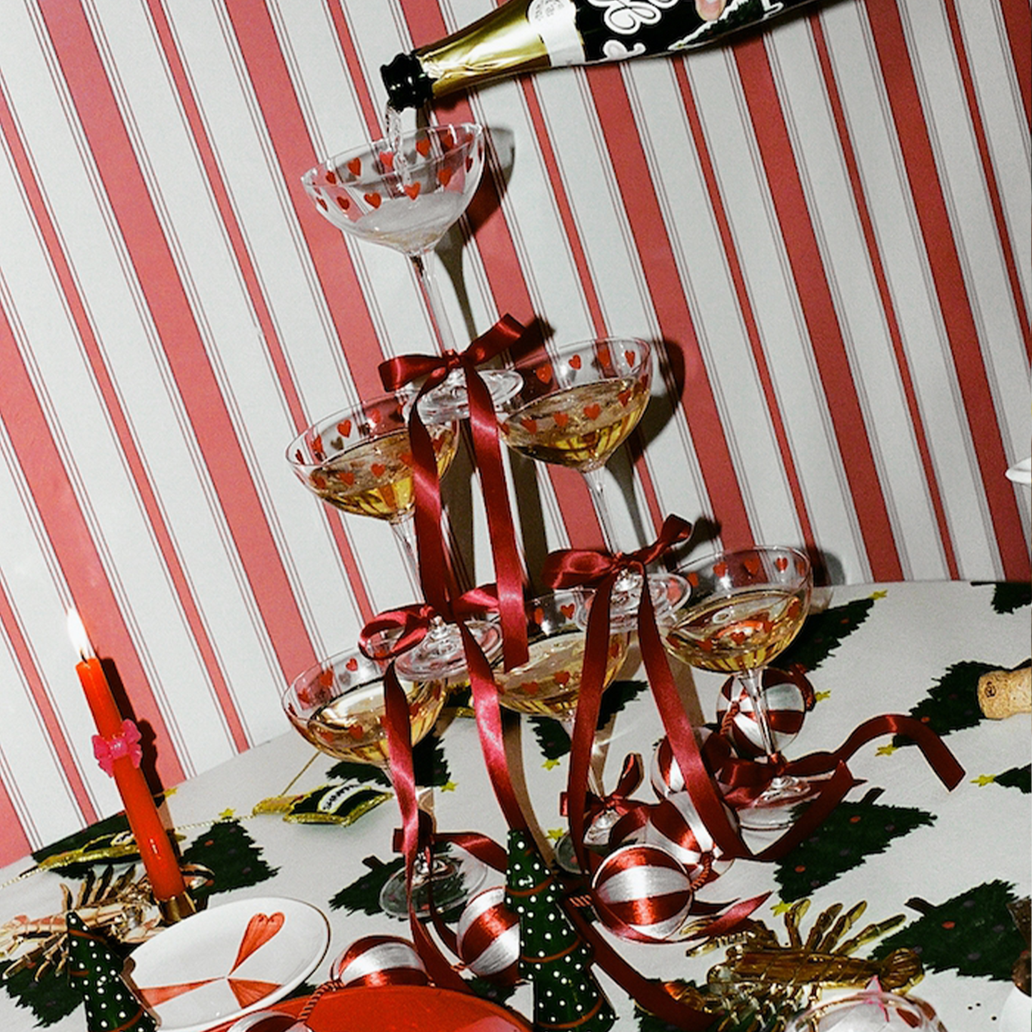 Kieliszki Classic Love Champagne Glass Set of 2