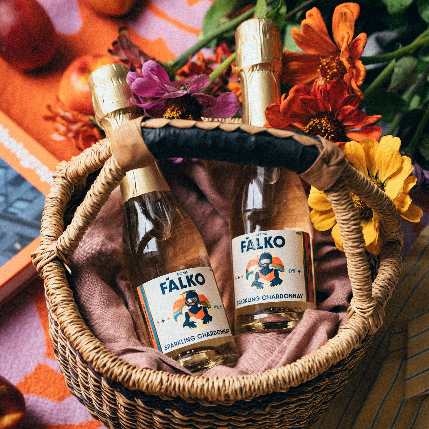 3-pack MINI F'ALKO Sparkling Chardonnay 0% (200 ml)