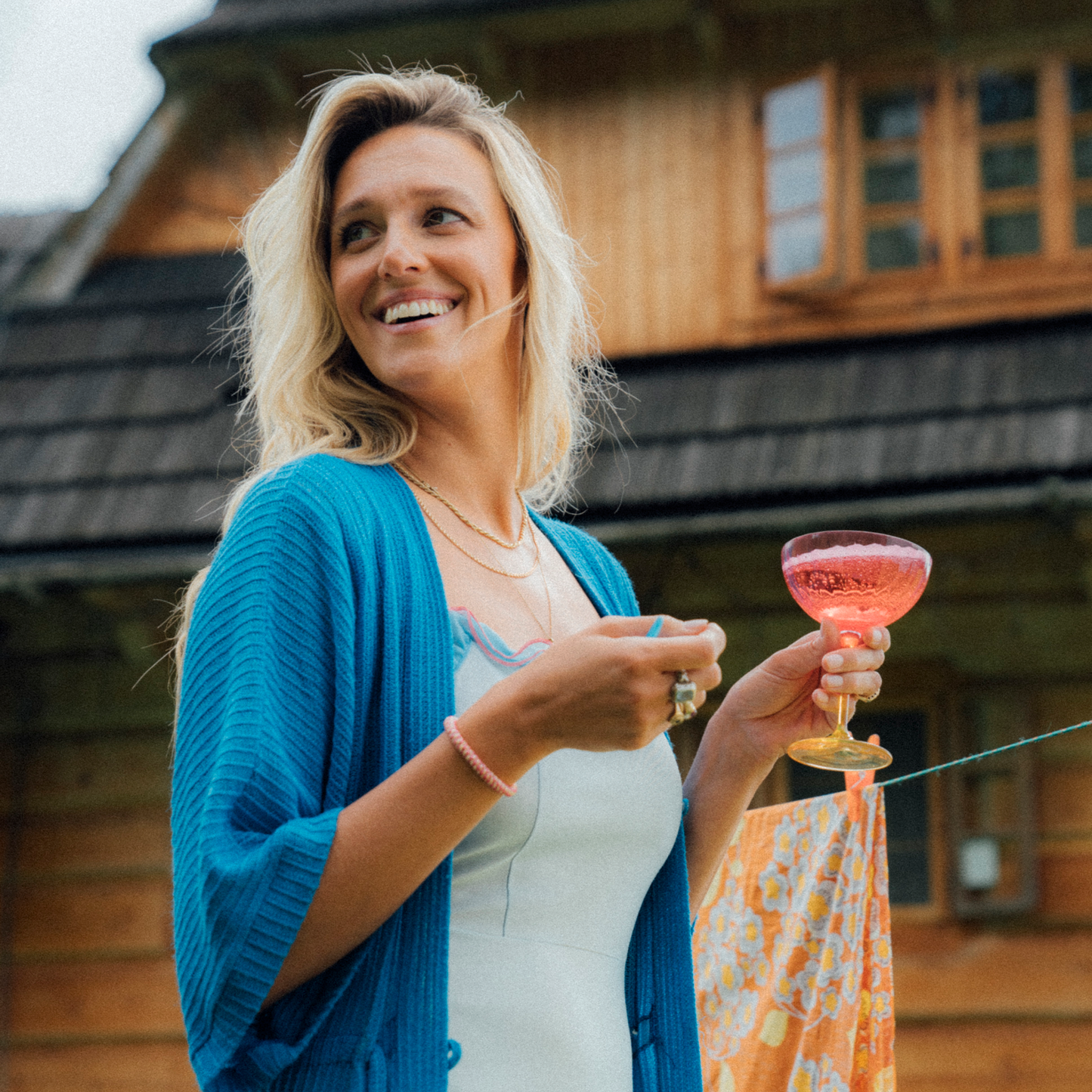 Kolorowy Kieliszek Jazzy Champagne Glass