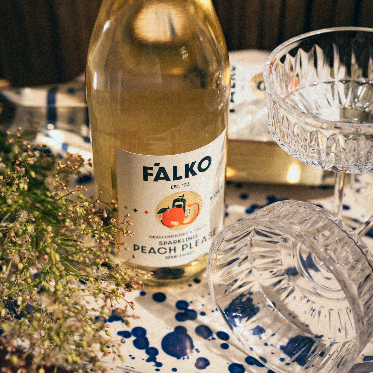 3-pack F'ALKO Sparkling Peach Please 0% (750 ml)