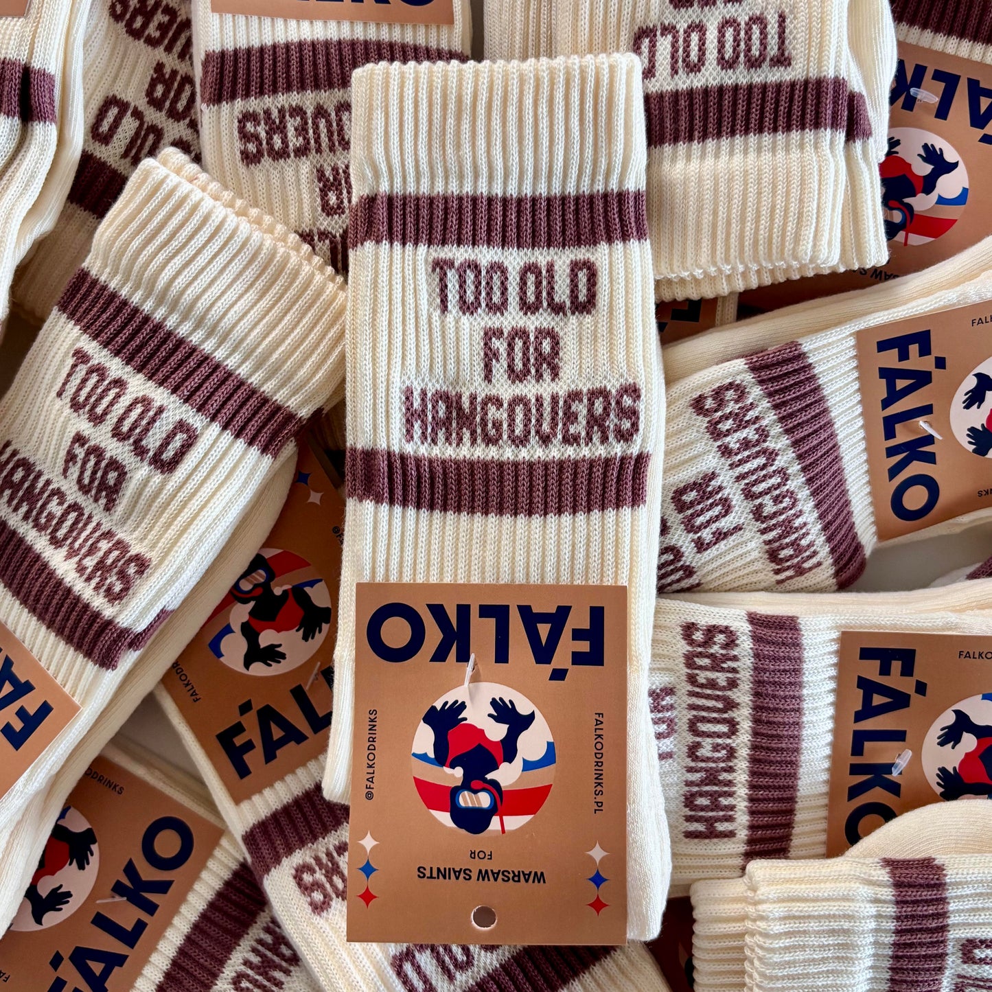 Skarpety F'ALKO Too Old For Hangovers