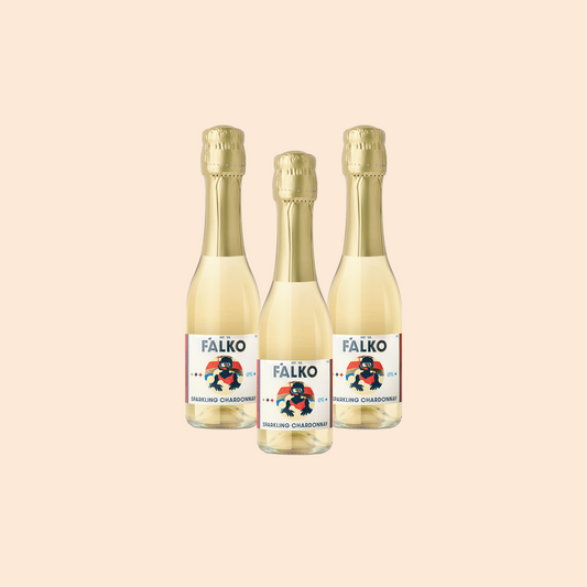 3-pack MINI F'ALKO Sparkling Chardonnay 0% (200 ml)