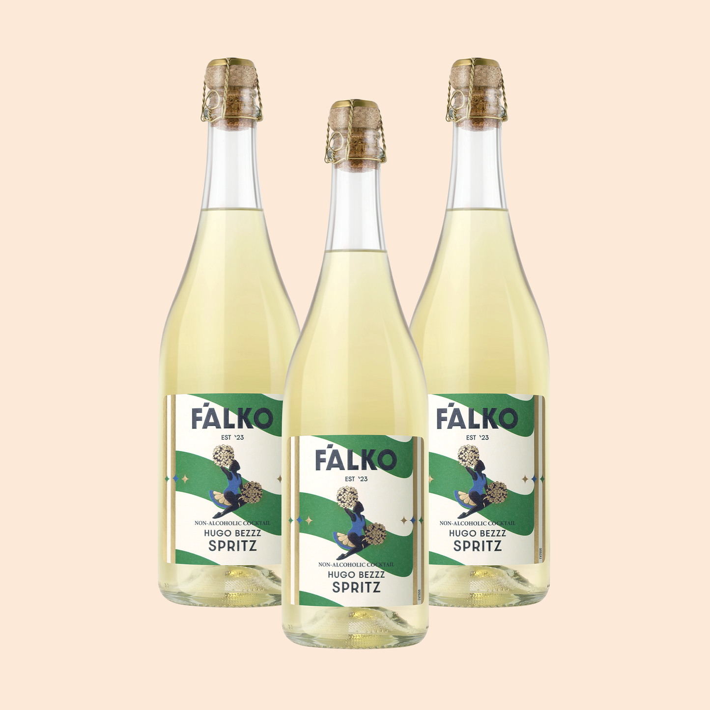 3-pack Bezalkoholowe F'ALKO Hugo Bezzz Spritz