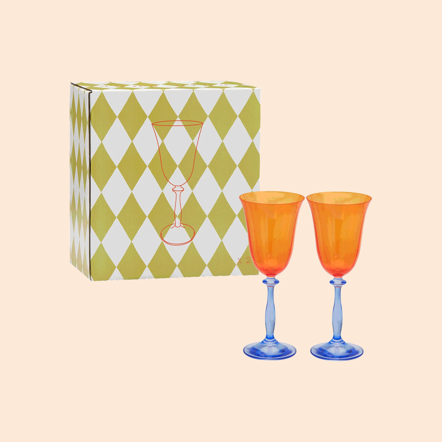 Kieliszek Paradise Optic Wine Glass Set of 2